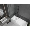 Mexen Next vannisein 1-osaline 70 x 150 cm, läbipaistev, tumemetallist - 895-070-000-00-00-95