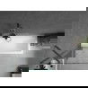 Mexen Next Badewannenwand 1-flügelig 70 x 150 cm, transparent, Gun Metal - 895-070-000-00-00-95