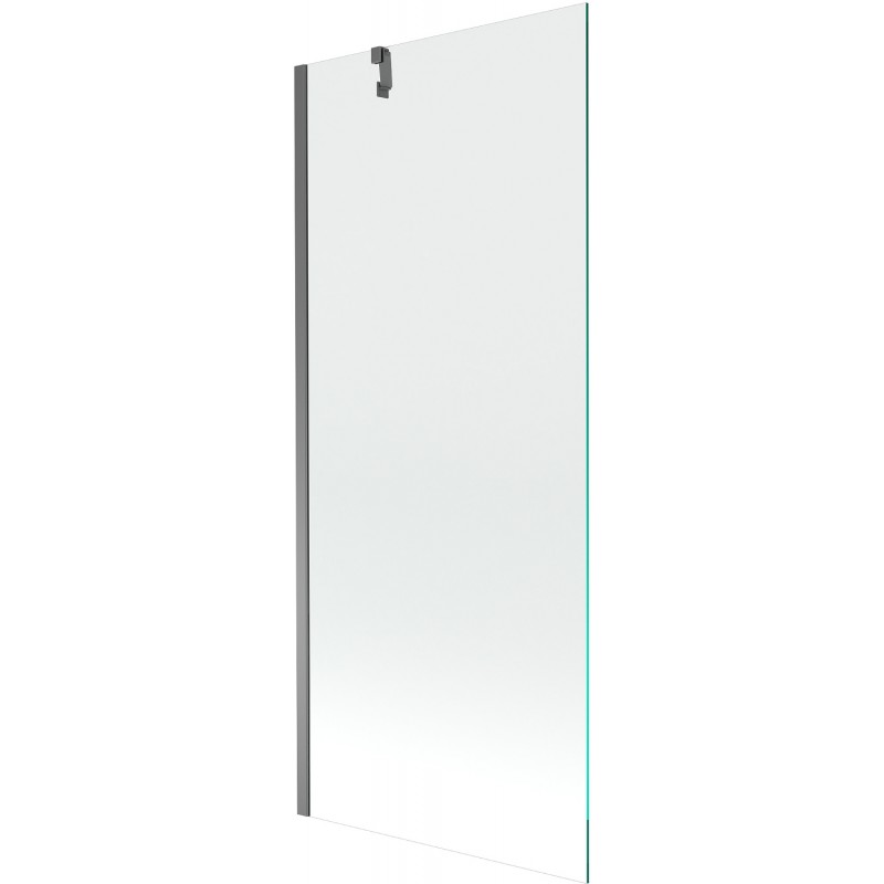 Mexen Next Duschwand 1-flügelig 80 x 150 cm, transparent, Gun Metal - 895-080-000-00-00-95