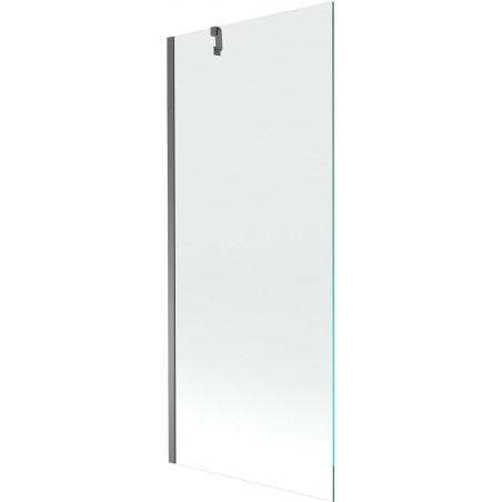 Mexen Next jednokrilni paravan za kadu 80 x 150 cm, proziran, gun metal - 895-080-000-00-00-95