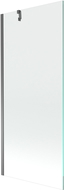 Mexen Next yksiovinen suihkuseinä 80 x 150 cm, läpinäkyvä, gun metal - 895-080-000-00-00-95