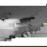 Mexen Next badwandafscherming 1-vleugelig 100 x 150 cm, transparant, kanonnenmetaal - 895-100-000-00-00-95