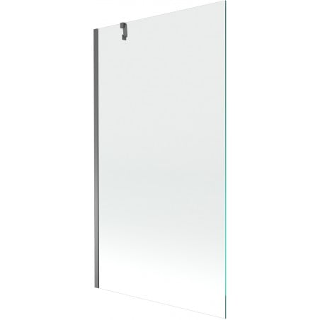 Mexen Next 1-Panel Bathtub Screen 100 x 150 cm, Transparent, Gun Metal - 895-100-000-00-00-95