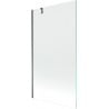 Mexen Next 1-Panel Bathtub Screen 100 x 150 cm, Transparent, Gun Metal - 895-100-000-00-00-95