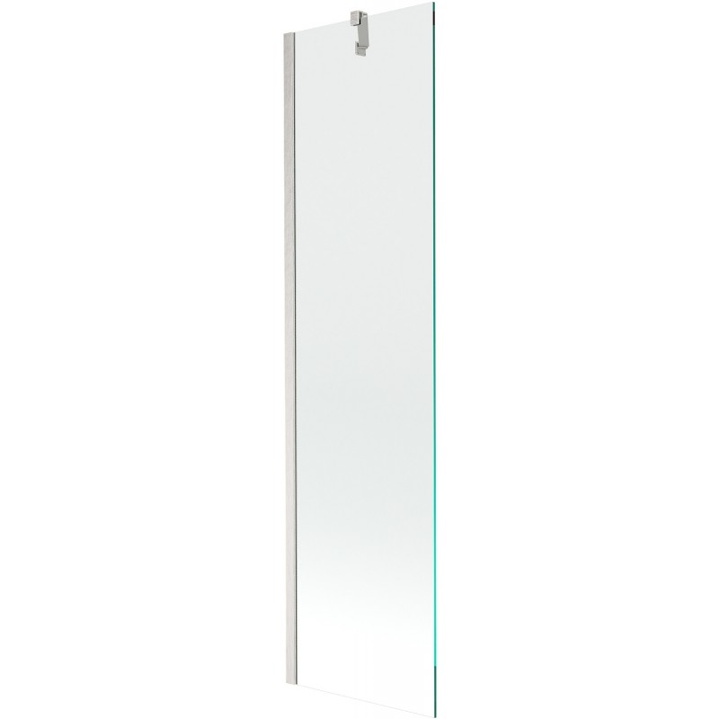 Mexen Next Badewannenwand 1-flügelig 50 x 150 cm, transparent, gebürstetes Nickel - 895-050-000-00-00-97
