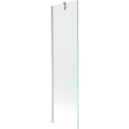 Mexen Next Badewannenwand 1-flügelig 50 x 150 cm, transparent, gebürstetes Nickel - 895-050-000-00-00-97