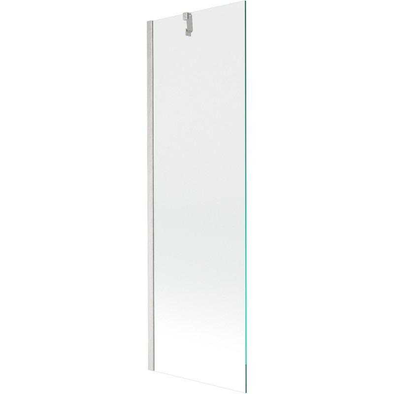 Mexen Next paravan za kadu s jednim krilom 60 x 150 cm, proziran, brušeni nikal - 895-060-000-00-00-97
