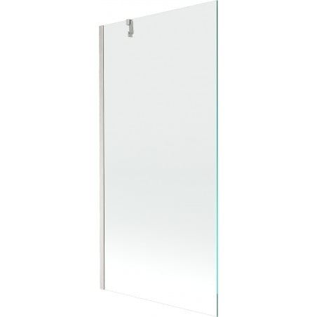 Mexen Next Badewannenabtrennung 1-flügelig 90 x 150 cm, transparent, gebürsteter Nickel - 895-090-000-00-00-97