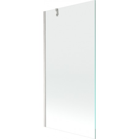 Mexen Next jednokrilni paravan za kadu 90 x 150 cm, proziran, brušeni nikal - 895-090-000-00-00-97