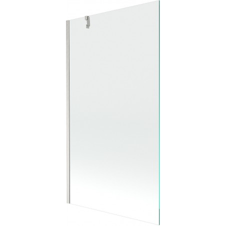 Mexen Next badwand scherm 1-delig 100 x 150 cm, transparant, geborsteld nikkel - 895-100-000-00-00-97