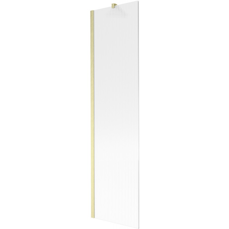 Mexen Next parawan nawannowy 1-skrzydłowy 50 x 150 cm, prążki, złoty szczotkowany - 895-050-000-00-09-55