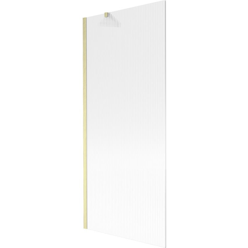 Mexen Next parede de chuveiro de 1 folha 80 x 150 cm, riscas, dourado escovado - 895-080-000-00-09-55