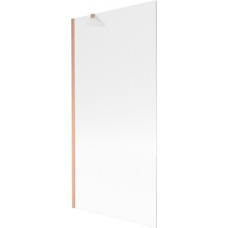 Mexen Next vanniparavan, 1-tiivaga, 90 x 150 cm, triibuline, harjatud vask - 895-090-000-00-09-65