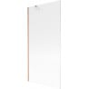 Paroi de baignoire Mexen Next 1 volet 90 x 150 cm, rayures, cuivre brossé - 895-090-000-00-09-65