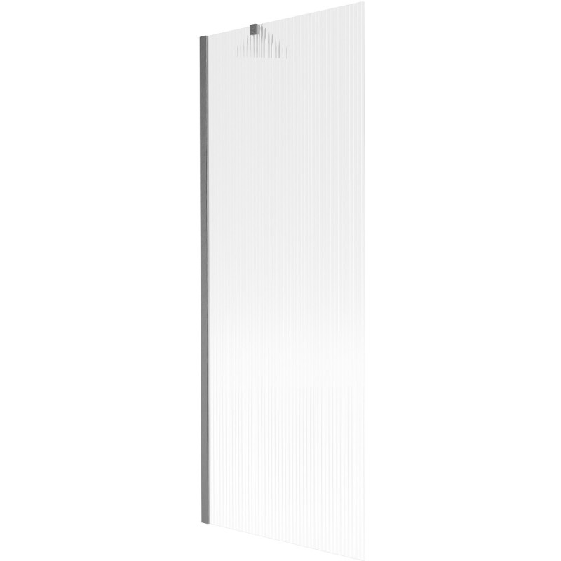 Mexen Next paravan za kadu s jednim krilom 70 x 150 cm, prugasti, gun gray brušeni - 895-070-000-00-09-66