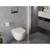Mexen Egg Rimless toilet bowl with slim, soft-close duroplast seat, high gloss white - 30245000