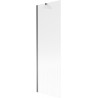Mexen Next kada paravan s jednim krilom 60 x 150 cm, pruge, pištoljski metal - 895-060-000-00-09-95