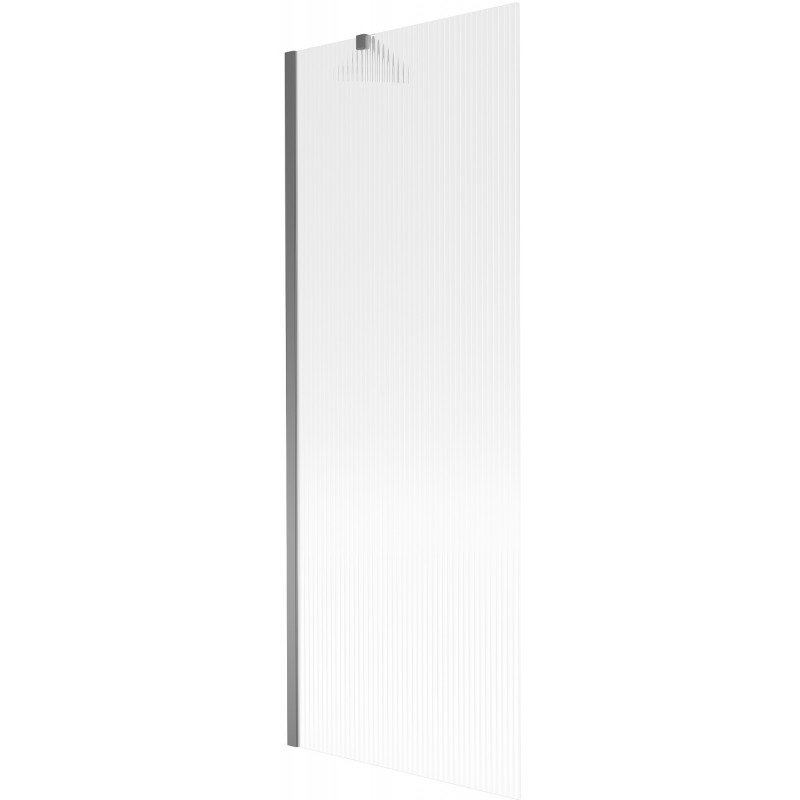 Mexen Next 1-wing bath screen 70 x 150 cm, stripes, gun metal - 895-070-000-00-09-95