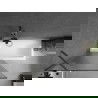 Mexen Next badwand 1-delig 90 x 150 cm, strepen, gun metal - 895-090-000-00-09-95