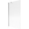 Mexen Next vannisein 1-tiivaline 100 x 150 cm, triibuline, gun metal - 895-100-000-00-09-95