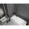 Mexen Next vannisein 1-tiivaline 60 x 150 cm, triibuline, harjatud nikkel - 895-060-000-00-09-97