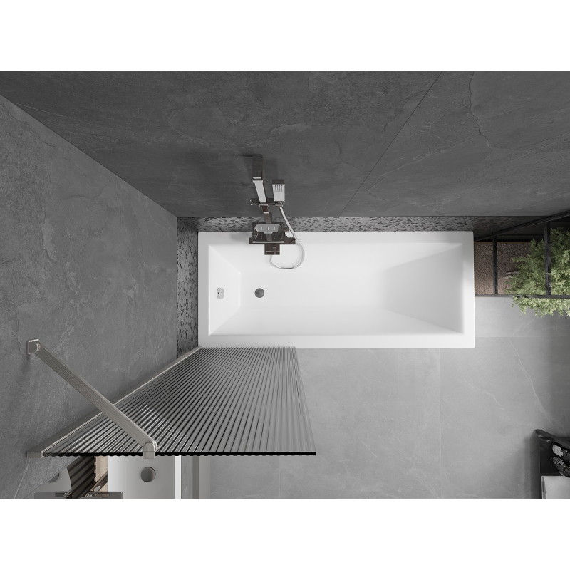 Mexen Next vannisein 1-tiivaline 60 x 150 cm, triibuline, harjatud nikkel - 895-060-000-00-09-97