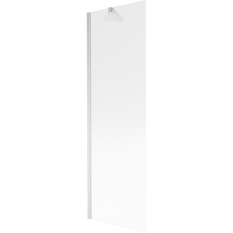 Mexen Next Badewannen-Faltwand 1-teilig 60 x 150 cm, Streifen, gebürstetes Nickel - 895-060-000-00-09-97