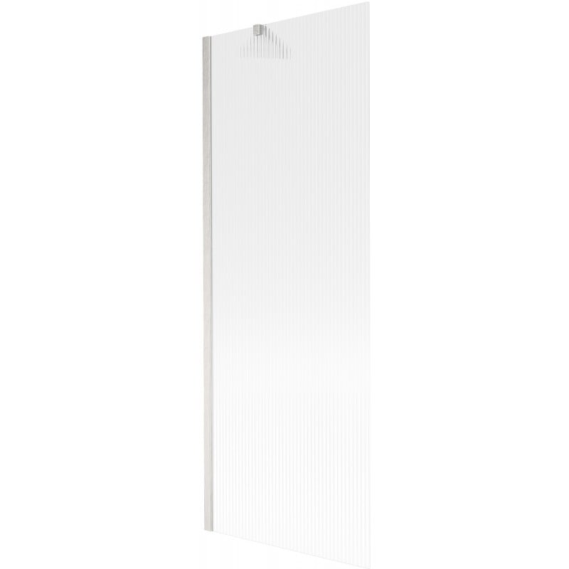 Mexen Next Badewannenfaltwand 1-flügelig 70 x 150 cm, Streifen, gebürsteter Nickel - 895-070-000-00-09-97