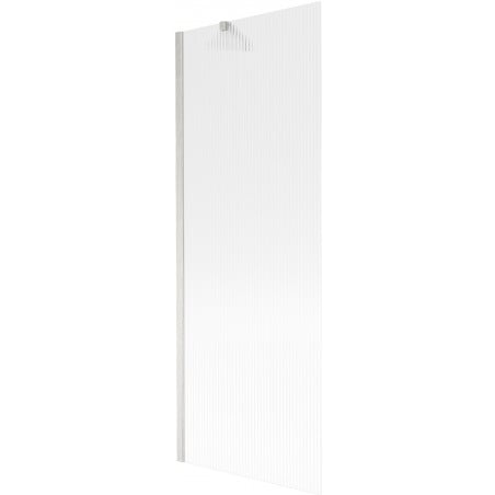 Mexen Next Badewannenfaltwand 1-flügelig 70 x 150 cm, Streifen, gebürsteter Nickel - 895-070-000-00-09-97