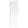 Mexen Next 1-panel Shower Screen 70 x 150 cm, Stripes, Brushed Nickel - 895-070-000-00-09-97