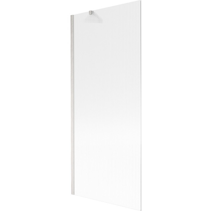 Mexen Next tuširan zaslon s jednim krilom 80 x 150 cm, pruge, brušeni nikal - 895-080-000-00-09-97