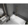 Mexen Next 1-wing Shower Screen 50 x 150 cm, Frosted, Brushed Gold - 895-050-000-00-30-55