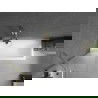 Mexen Next Badewannenabtrennung 1-flügelig 50 x 150 cm, matt, gebürstetes Gold - 895-050-000-00-30-55