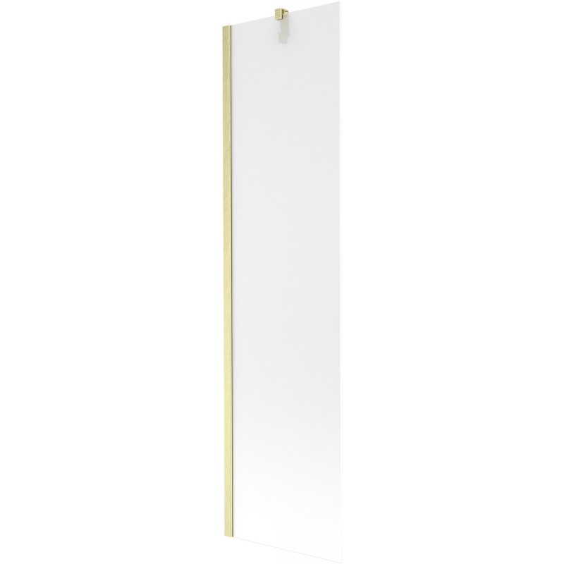 Mexen Next Badewannenabtrennung 1-flügelig 50 x 150 cm, matt, gebürstetes Gold - 895-050-000-00-30-55