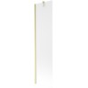 Mexen Next 1-wing Shower Screen 50 x 150 cm, Frosted, Brushed Gold - 895-050-000-00-30-55
