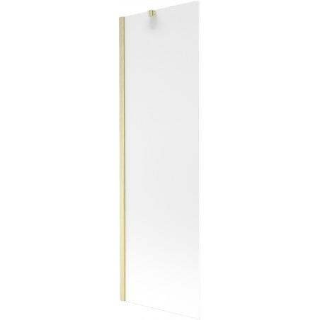 Mexen Next Badewannenabtrennung einflügelig 60 x 150 cm, mattiert, gold gebürstet - 895-060-000-00-30-55