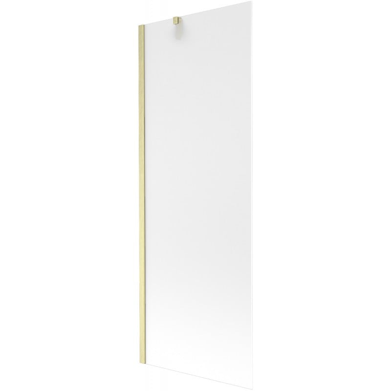 Mexen Next parâmetro de banho de 1 painel 70 x 150 cm, fosco, dourado escovado - 895-070-000-00-30-55