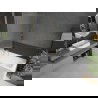 Mexen Next badwand scherm 1-deurs 80 x 150 cm, ijsbloem, geborsteld goud - 895-080-000-00-30-55