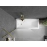 Mexen Next vannisein, 1-tiivaline 100 x 150 cm, matt, harjatud kuldne - 895-100-000-00-30-55