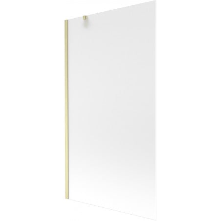 Mexen Next mampara de bañera de 1 hoja 100 x 150 cm, escarcha, dorado cepillado - 895-100-000-00-30-55