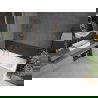 Mexen Next badwand enkelvleugelig 50 x 150 cm, ijsbloem, geborsteld koper - 895-050-000-00-30-65