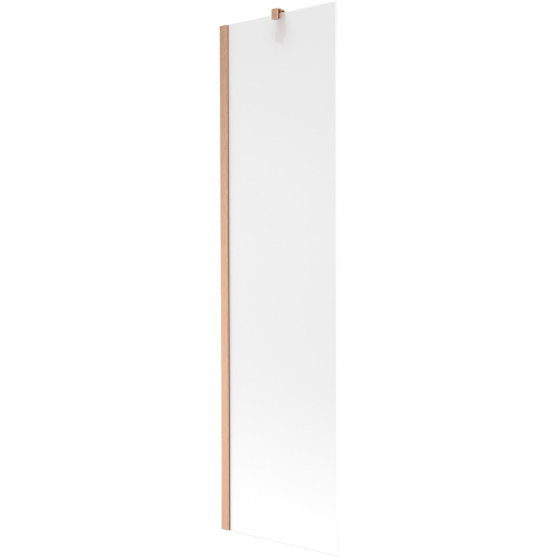 Mexen Next vannitoa sirm 1-osaline 50 x 150 cm, härmatis, harjatud vask - 895-050-000-00-30-65