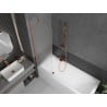 Mexen Next pare-douche 1 panneau 60 x 150 cm, givre, cuivre brossé - 895-060-000-00-30-65