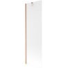 Mexen Next écran de baignoire à 1 volet 60 x 150 cm, givre, cuivre brossé - 895-060-000-00-30-65