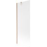 Mexen Next 1-panel bath screen 70 x 150 cm, frost, brushed copper - 895-070-000-00-30-65