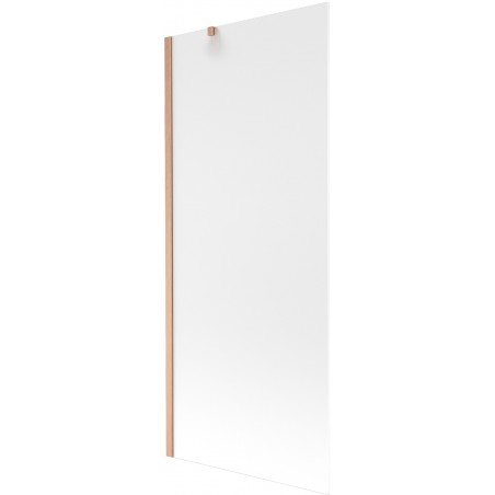 Mexen Next jednokrilni paravan za kupaonicu 80 x 150 cm, matirano, brušena bakar - 895-080-000-00-30-65