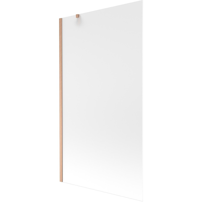 Mexen Next jednokrilni paravan za kadu 100 x 150 cm, mraz, brušeni bakar - 895-100-000-00-30-65