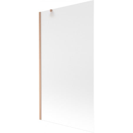 Mexen Next einteilige Badewannenabtrennung 100 x 150 cm, mattiert, gebürstetes Kupfer - 895-100-000-00-30-65