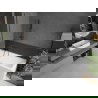 Mexen Next Badewannenabtrennung 1-flügelig 50 x 150 cm, matt, gebürstetes Gun Gray - 895-050-000-00-30-66