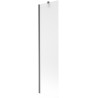 Mexen Next badwand 1-vleugel 50 x 150 cm, ijsbloem, geborsteld geweergrijs - 895-050-000-00-30-66